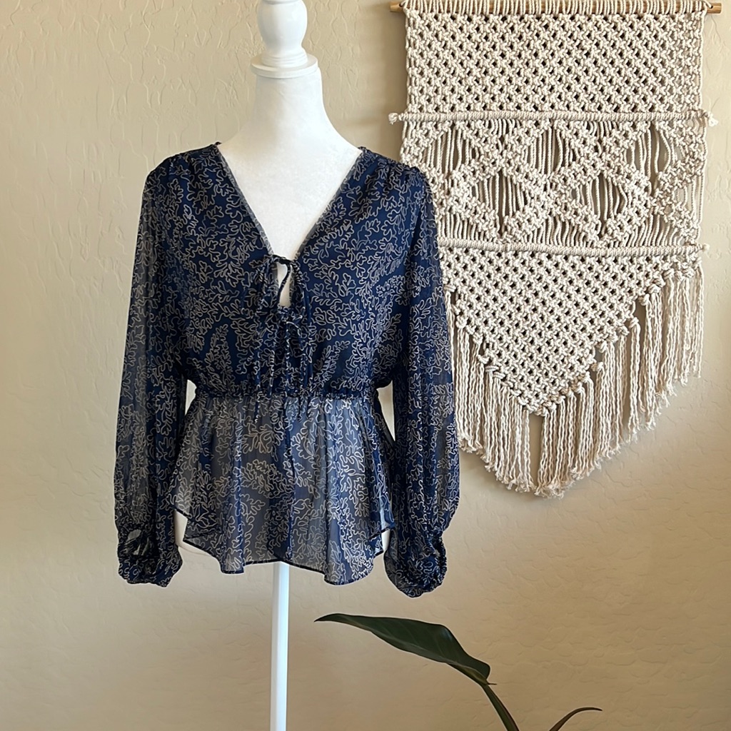 Ted Baker London Mildred Tie Front Blouse (1)